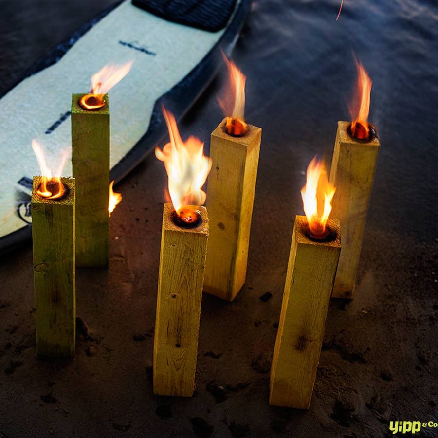 Tuinfakkel Windcandle in diverse kleuren leverbaar Yipp &amp; Co