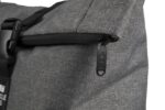 rPET Backpack Roll-top grijs ritsdetail - Yipp & Co