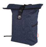 rPET Backpack Roll-top navy - Yipp & Co