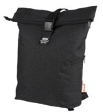 rPET Backpack Roll-top zwart - Yipp & Co
