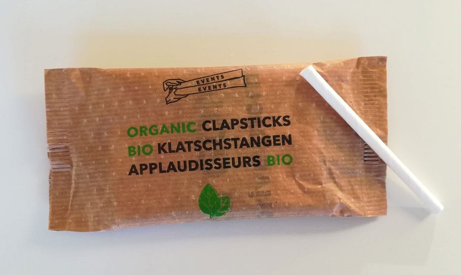 Clapsticks Biologisch verpakking - Yipp & Co