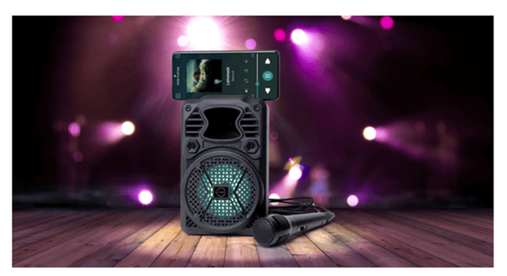 Karaoke boombox met microfoon Yipp & Co