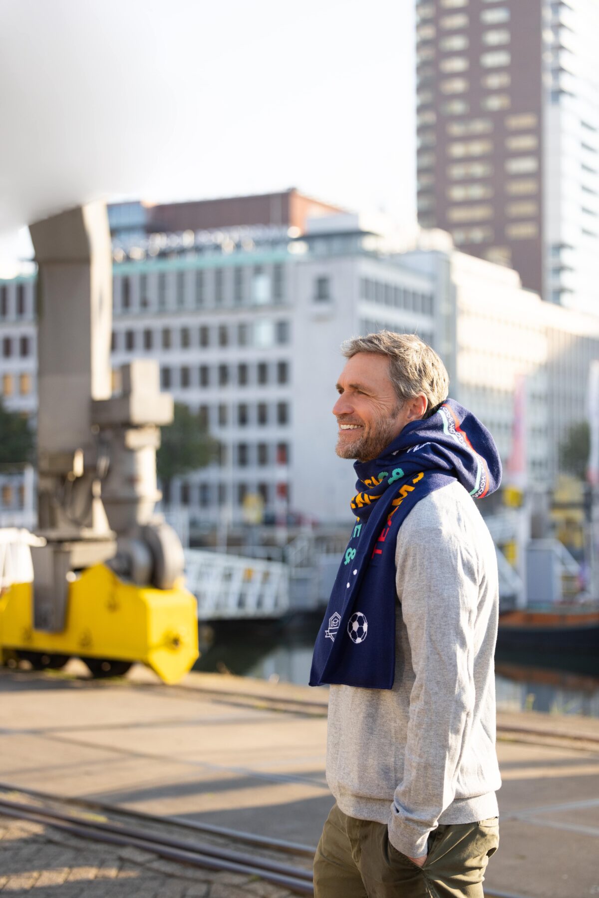 Hooded scarf - sjaal met capuchon sfeer - Yipp & Co