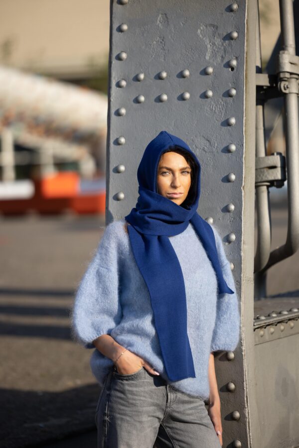 Hooded scarf - sjaal met capuchon sfeer - Yipp & Co