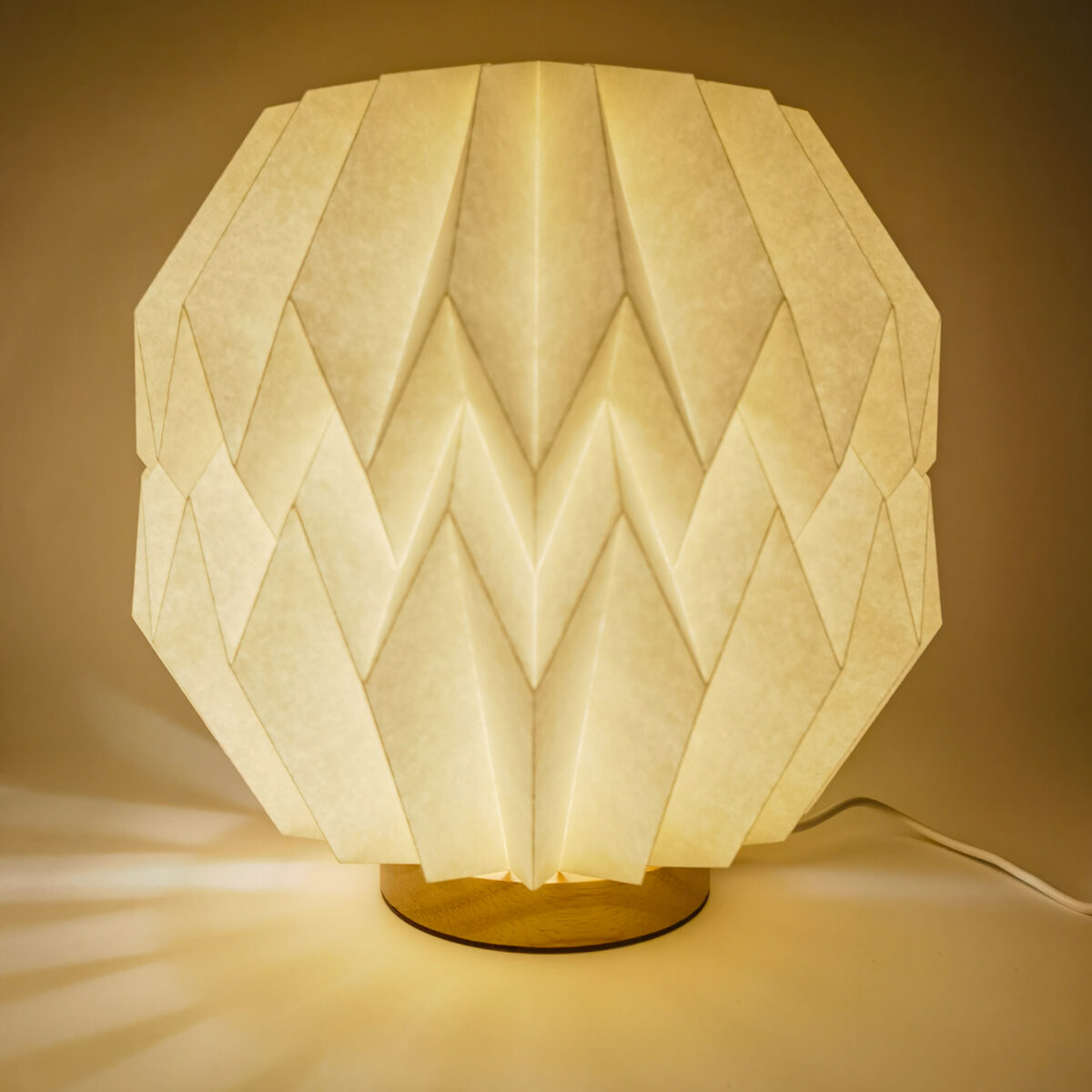 Coollux opvouwbare papieren Ledlamp - Afbeelding 2