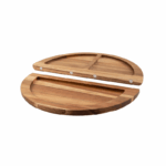 Sharing serveerplank uit acacia met magneten
