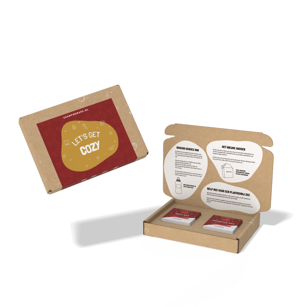 Giftbox "Let's Get Cozy" Shampoo & Body Bar - Afbeelding 1