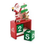Houten Kerst aftelkalender - Afbeelding 2