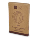 Houten Kerstornament set van 3 - Afbeelding 5