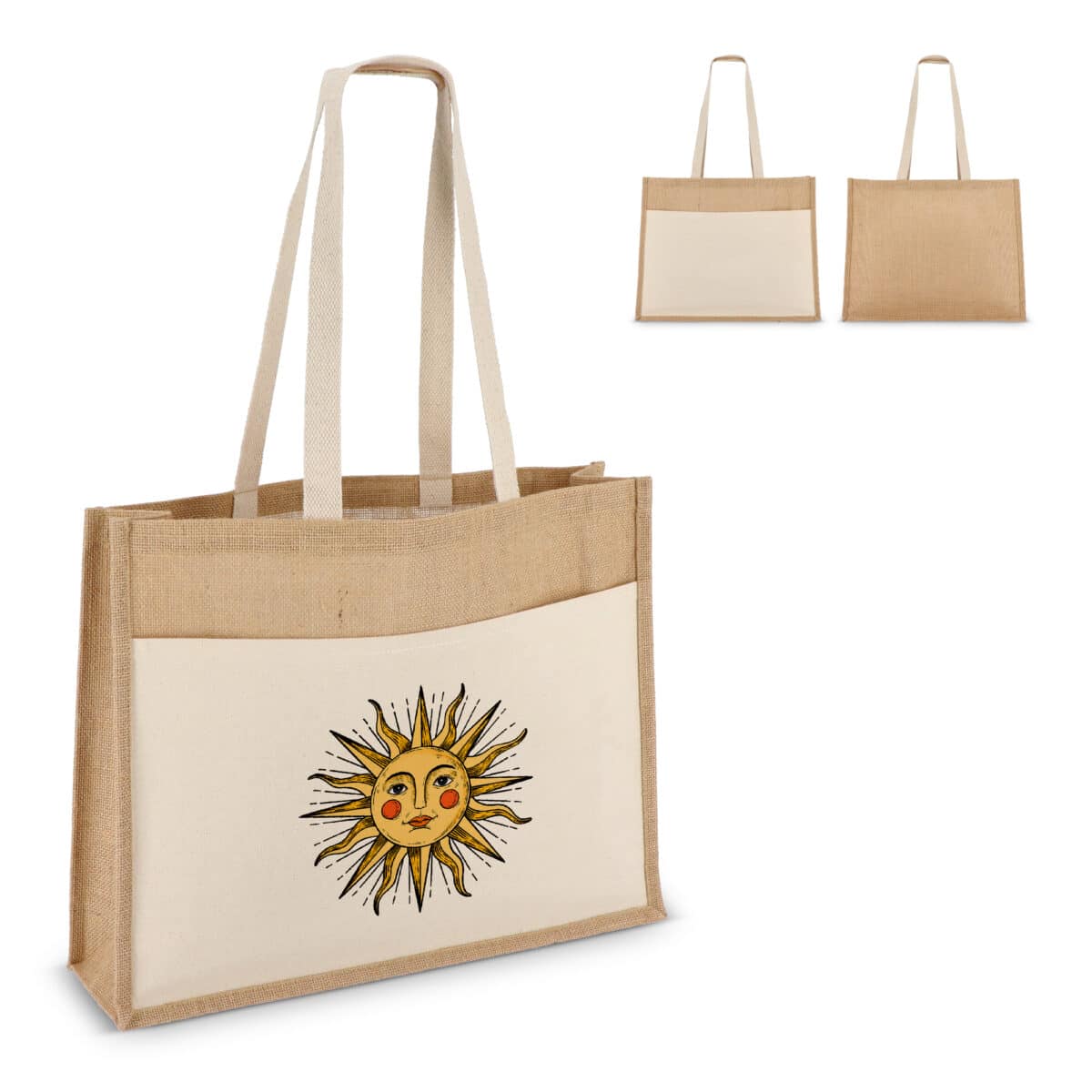 Tote Bag jute - Afbeelding 2