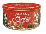 Vintage Christmas Koektrommel met Kaneelkoekjes