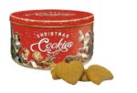 Vintage Christmas Koektrommel met Kaneelkoekjes - Afbeelding 2