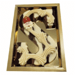 Chocoladeletter Marmer luxe gedecoreerd