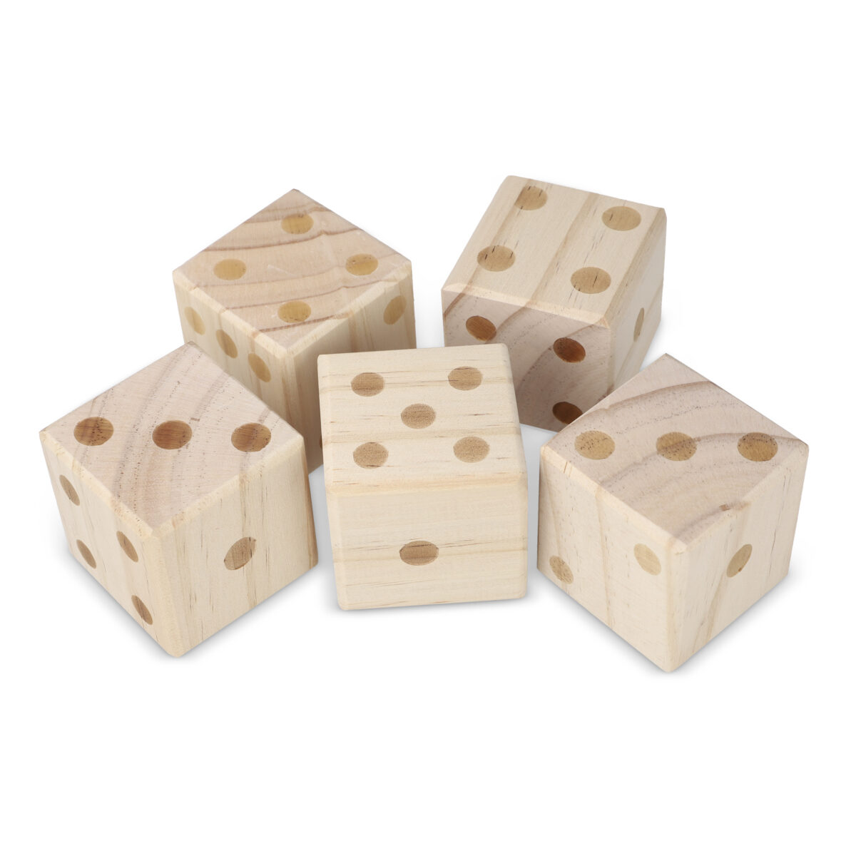 Reuze houten dobbelsteen spel - Afbeelding 1