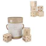 Reuze houten dobbelsteen spel - Afbeelding 2