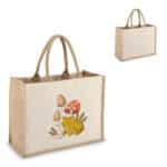 Tote Bag jute/katoen - Afbeelding 2