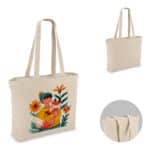 Tote Bag katoen met rits - Afbeelding 2