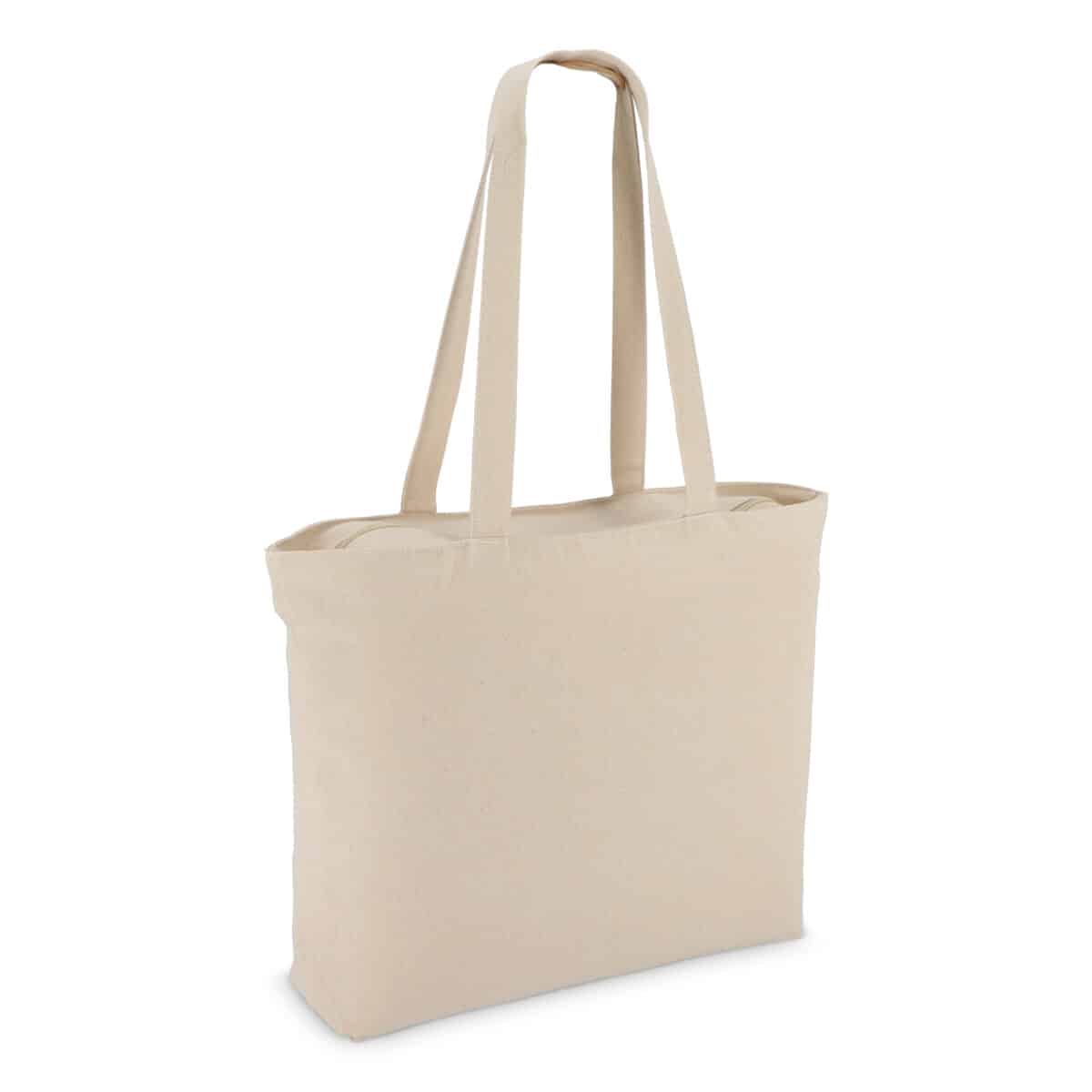 Tote Bag katoen met rits - Afbeelding 4