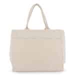 Trendy Tote Bag katoen met rits