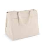 Trendy Tote Bag katoen met rits - Afbeelding 4