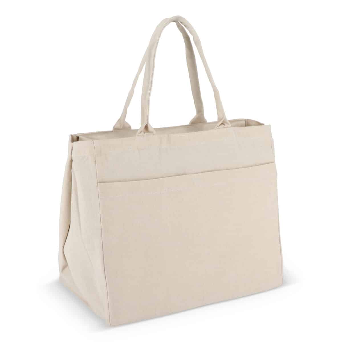Trendy Tote Bag katoen met rits - Afbeelding 7