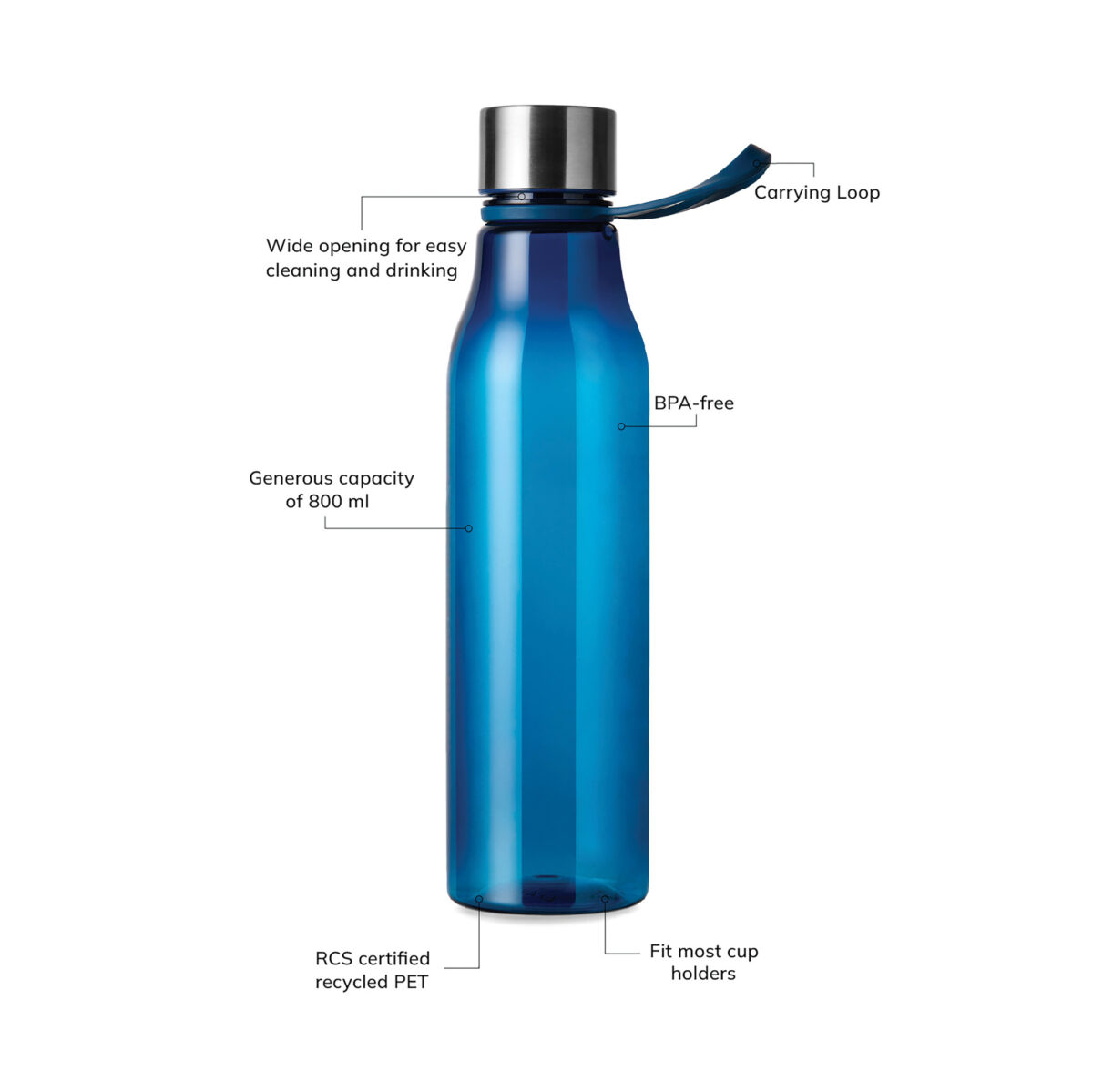 VINGA Lean RCS RPET waterfles - Afbeelding 3