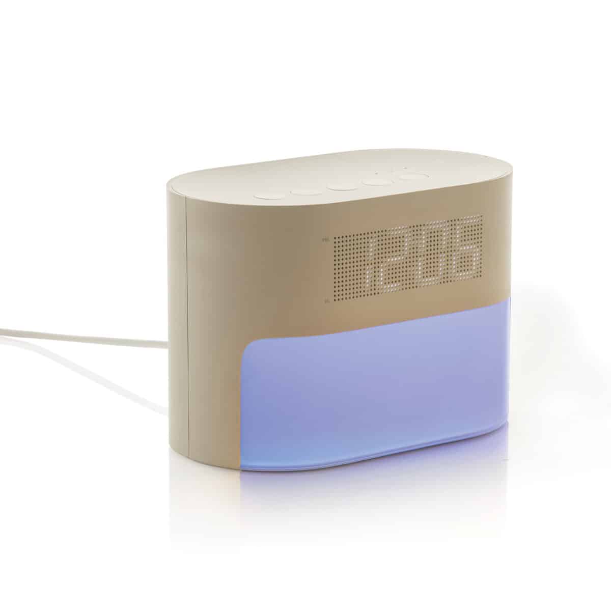 LumaRise RCS gerecycled plastic wekker met witte ruis - Afbeelding 5