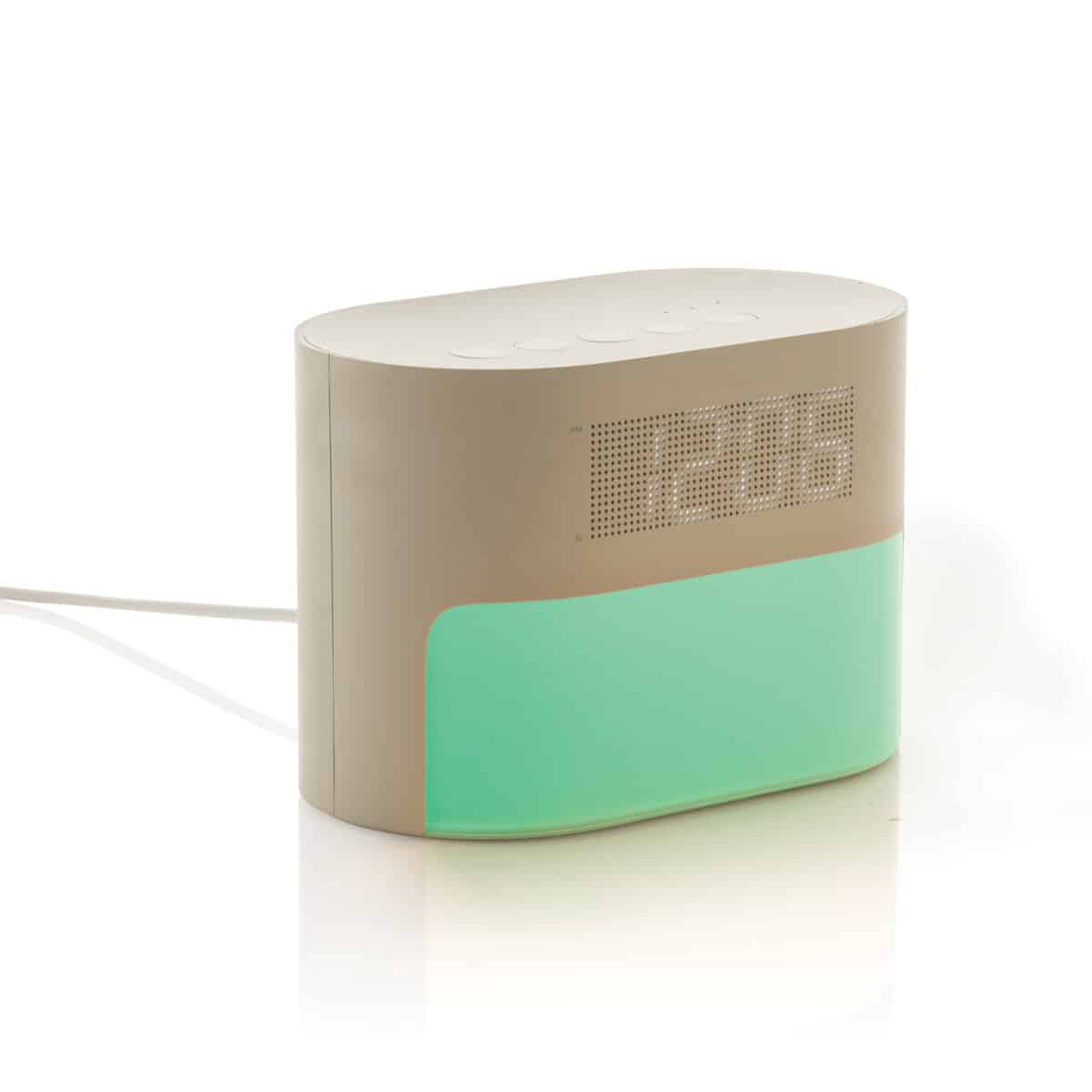 LumaRise RCS gerecycled plastic wekker met witte ruis - Afbeelding 4