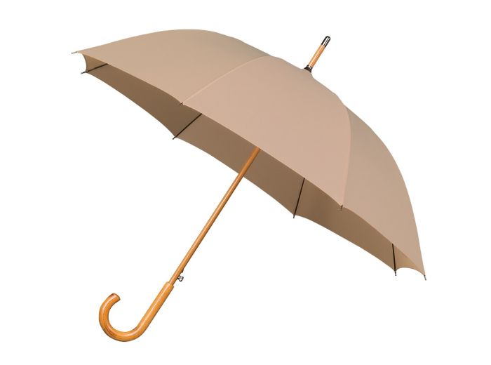 Paraplu 17 compact Falcone beige -yippenco Paraplu Falcone 17 compact automaat windproof - Afbeelding 1