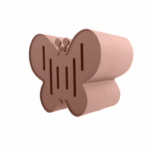 Vlinderhuisje uit bamboevezel - Afbeelding 3