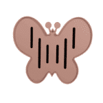 Vlinderhuisje uit bamboevezel