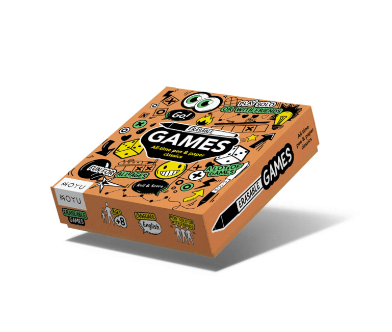 Game Box - duurzame spelletjes box - Yipp & Co Game Box uitwisbaar steenpapier - Afbeelding 1