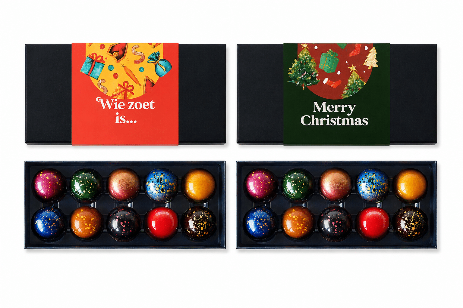Luxe Chocolade Bonbons 10 st. - Yipp & Co Luxe Chocolade Bonbons 10 st. - Afbeelding 1