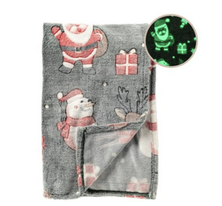 Plaid Santa Glow - YIPP&CO Plaid Santa Glow in the Dark - Image 1