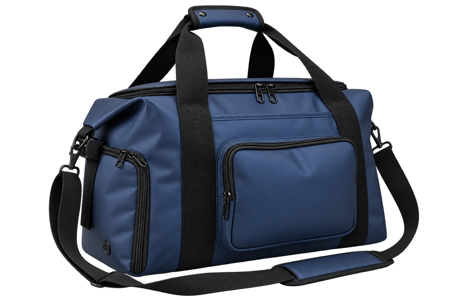 RPET reistas metallic blauw - origineel kerstgeschenk - Yipp & Co RPET reistas metallic blauw - Afbeelding 1