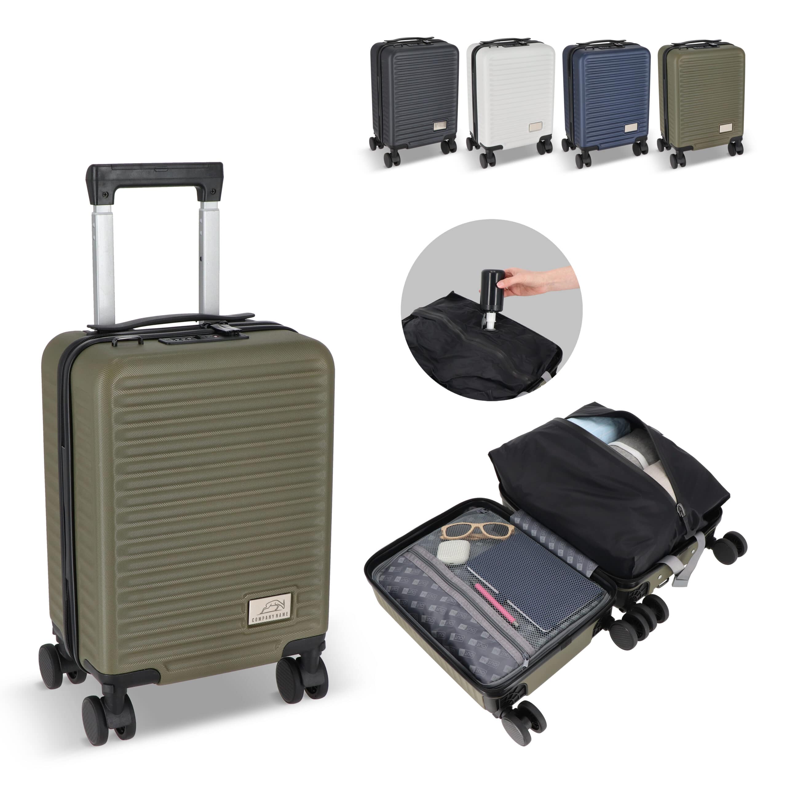 Underseat trolley met vacuüm pack - origineel kerstgeschenk 2026 - Yipp & Co Underseat trolley met vacuüm pack - Afbeelding 1