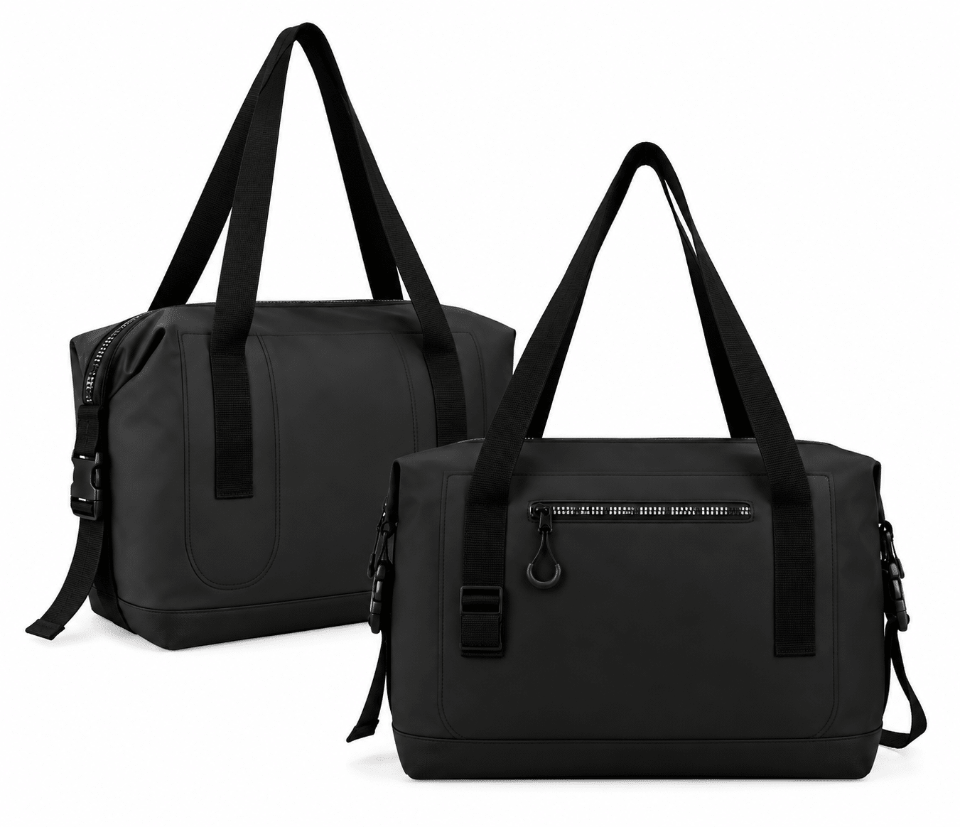 Casual Koeltas zwart - YIPP&CO Casual Koelshopper – ruime en stijlvolle koeltas - Afbeelding 1
