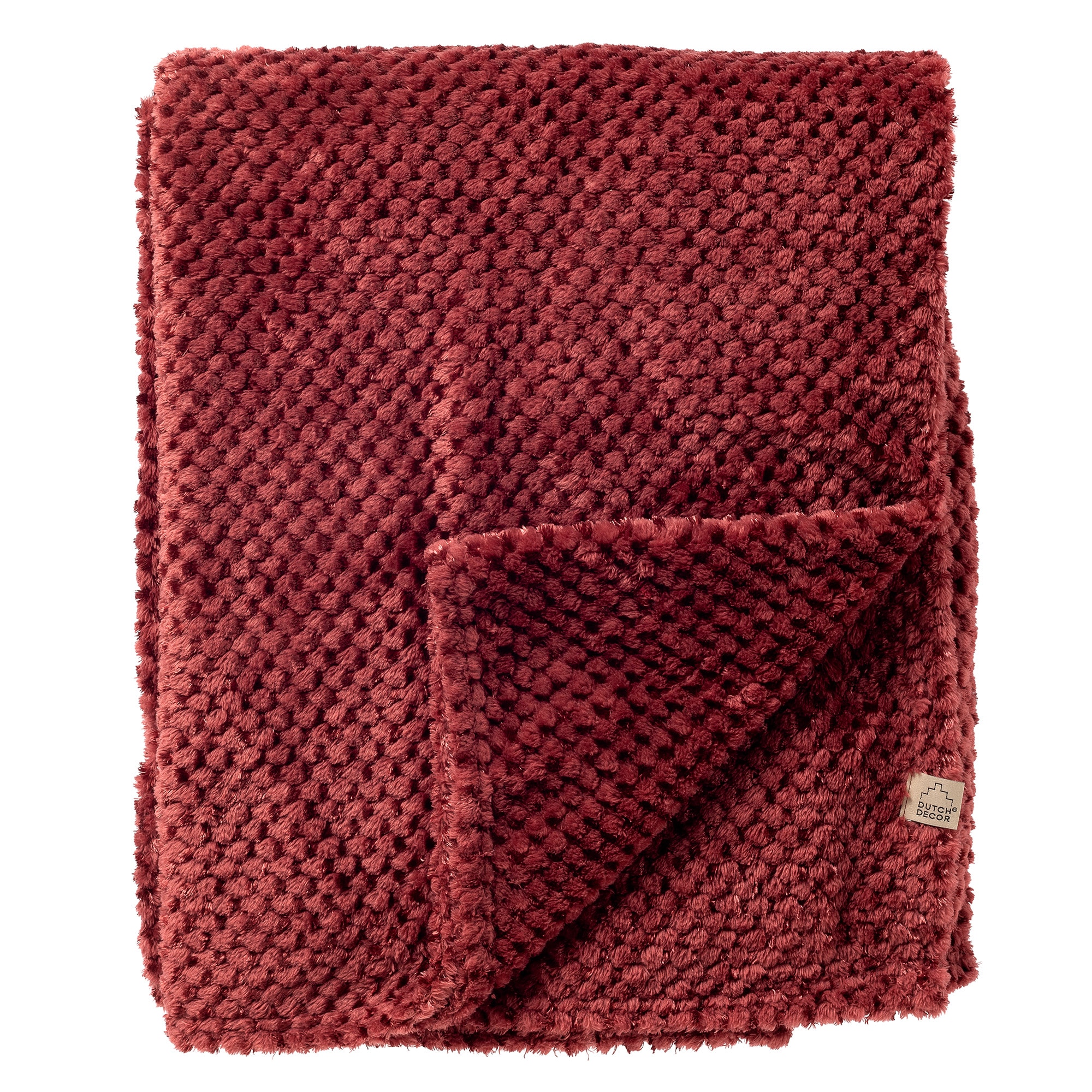 Plaid Micky Rood - YIPP&CO Plaid Micky Dutch Decor - Afbeelding 1
