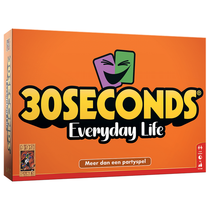 30 Seconds Everyday Life - nieuw partyspel 2026 - Yipp & Co 30 Seconds Everyday Life partyspel als relatiegeschenk en kerstgeschenk