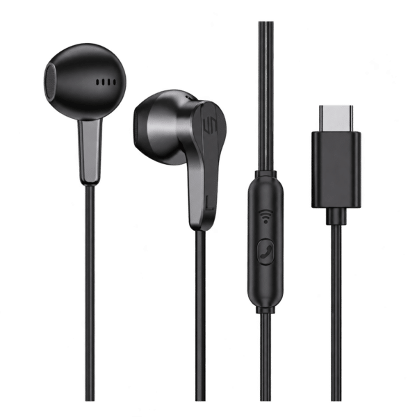 Bedrade oordopjes met USB-C uitgang
